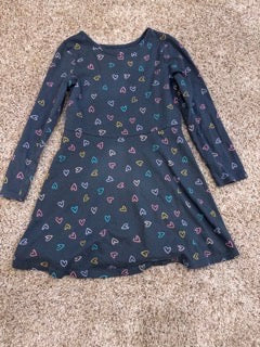 #47, girls 5T cat and jack heart dress