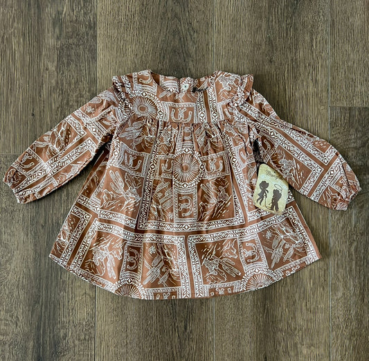 #173-NWT Wrangler country/western tunic baby girl 3-6m