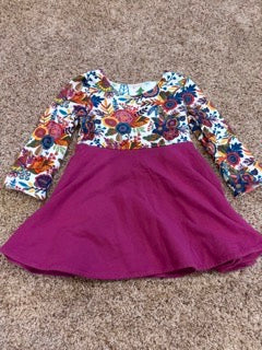#47 girls 2T dress, Reversible