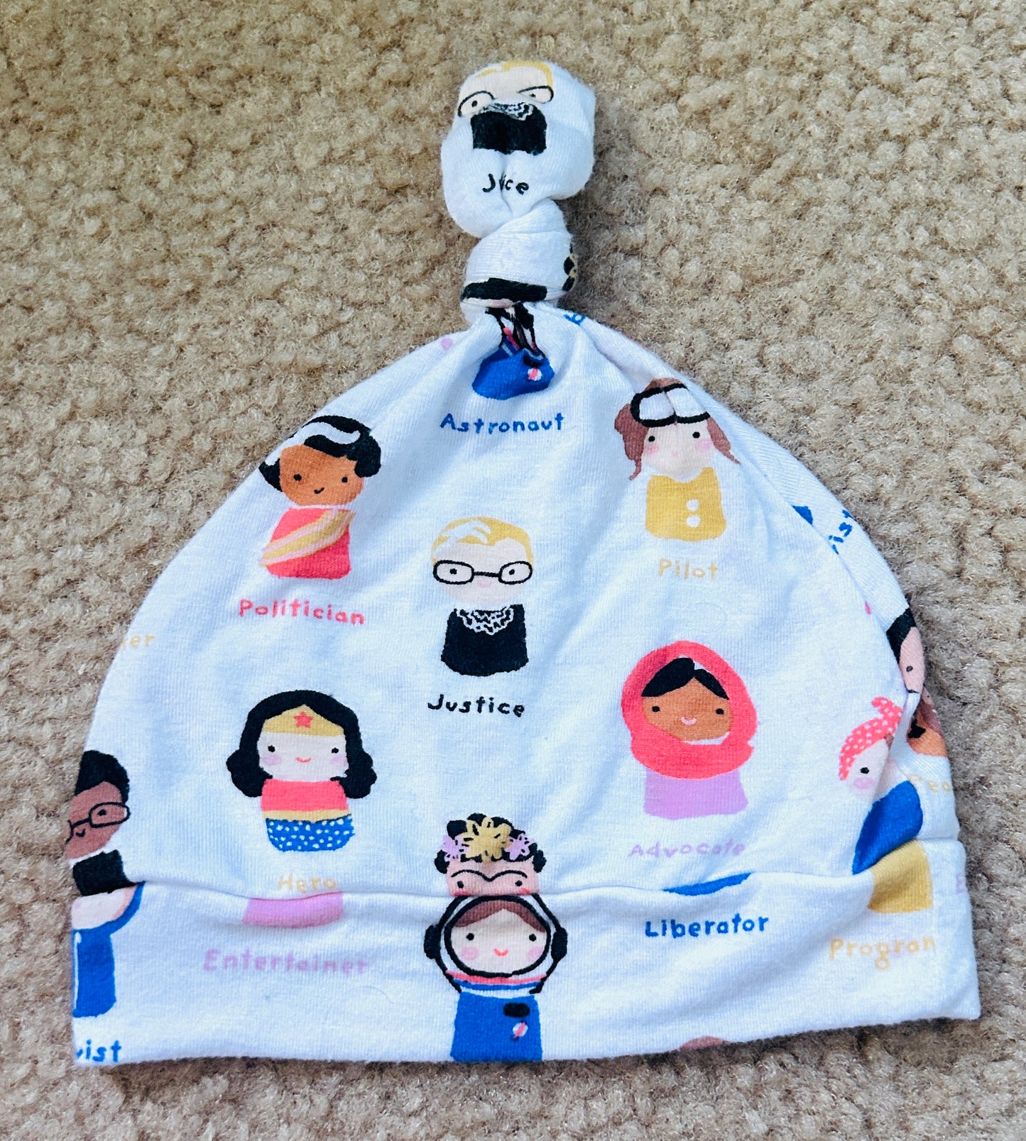 #15 Angel Dear Feminist Icon Infant Bamboo Hat