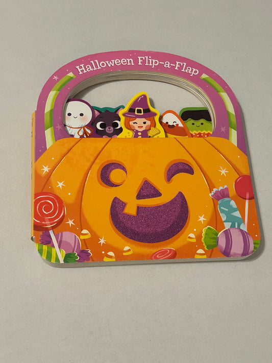 #160 Halloween flip book with handle
