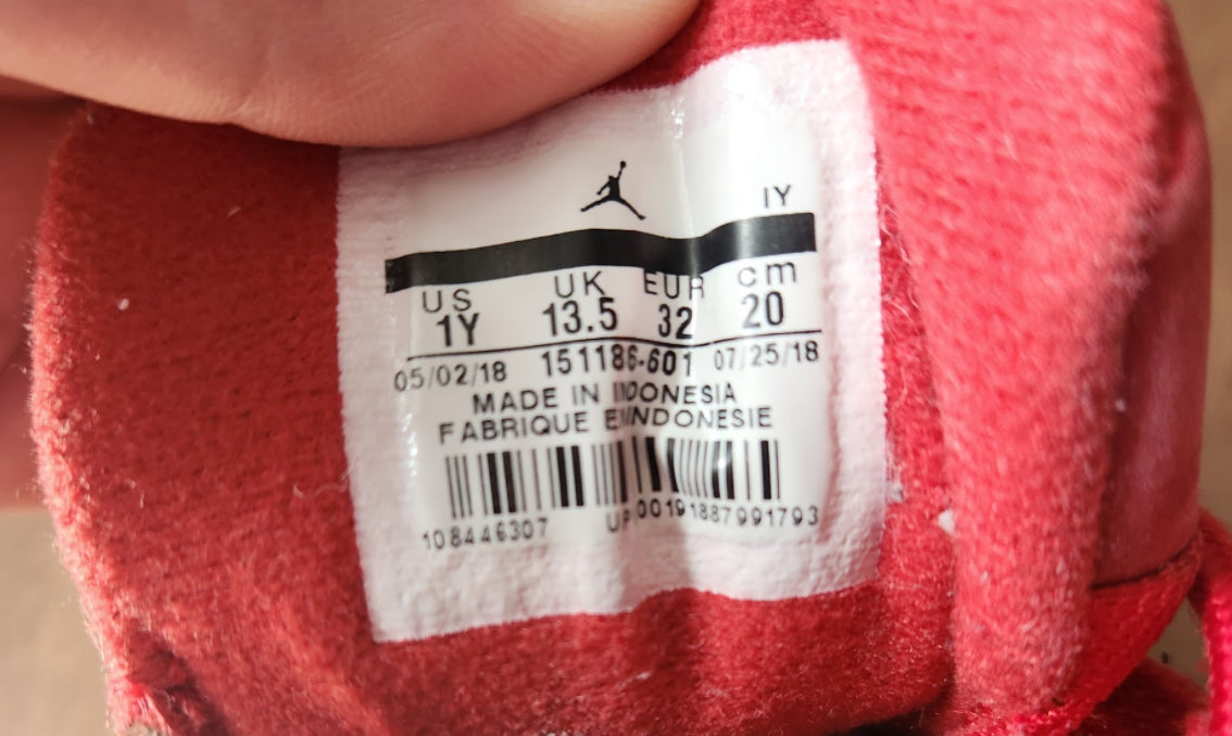 Seller #121 Red Boys Nike shoes size 1Y