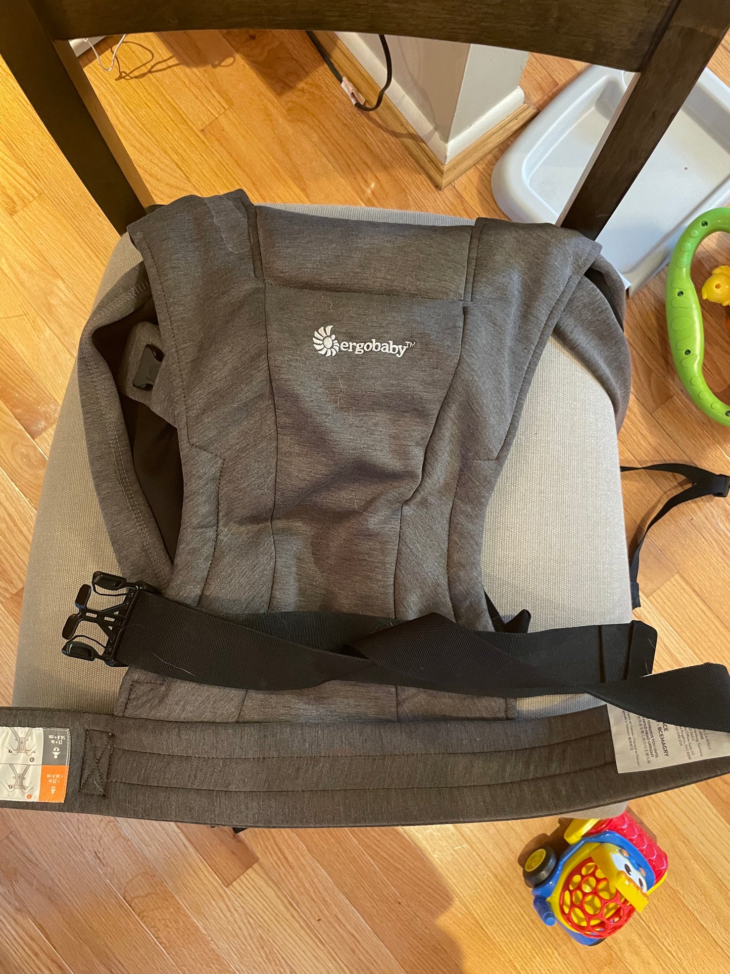 Seller #104 - Ergobaby Embrace Cozy Knit Baby Carrier - Heather Grey - LIKE NEW