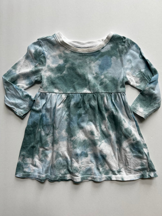 12-18 Months Old Navy Long Sleeve Teal Dress