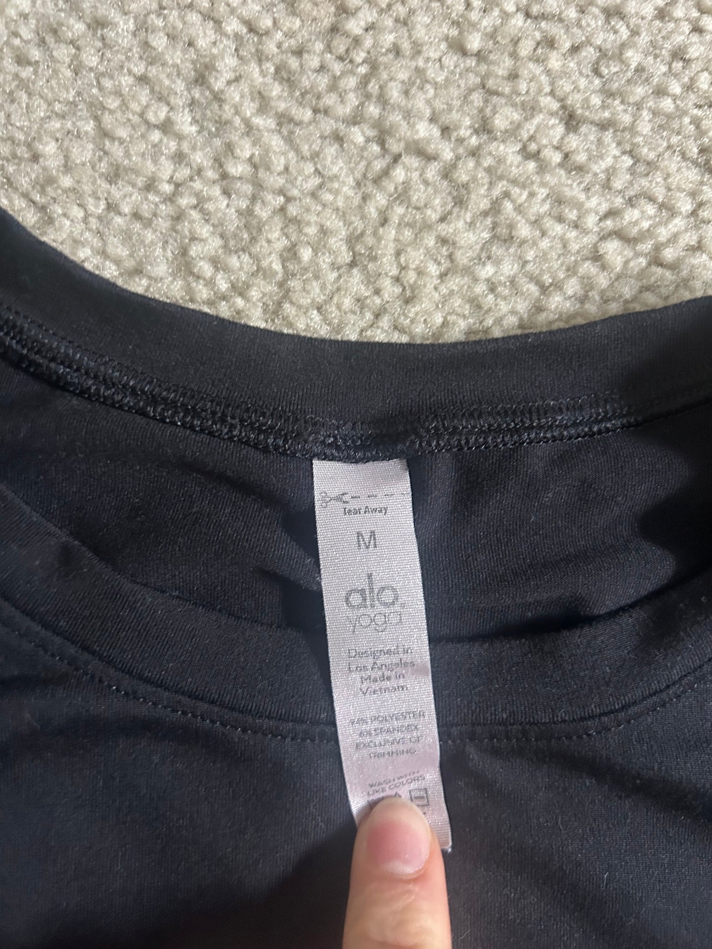 Seller #21 All Women's Black Cropped Shirt Size Medium
