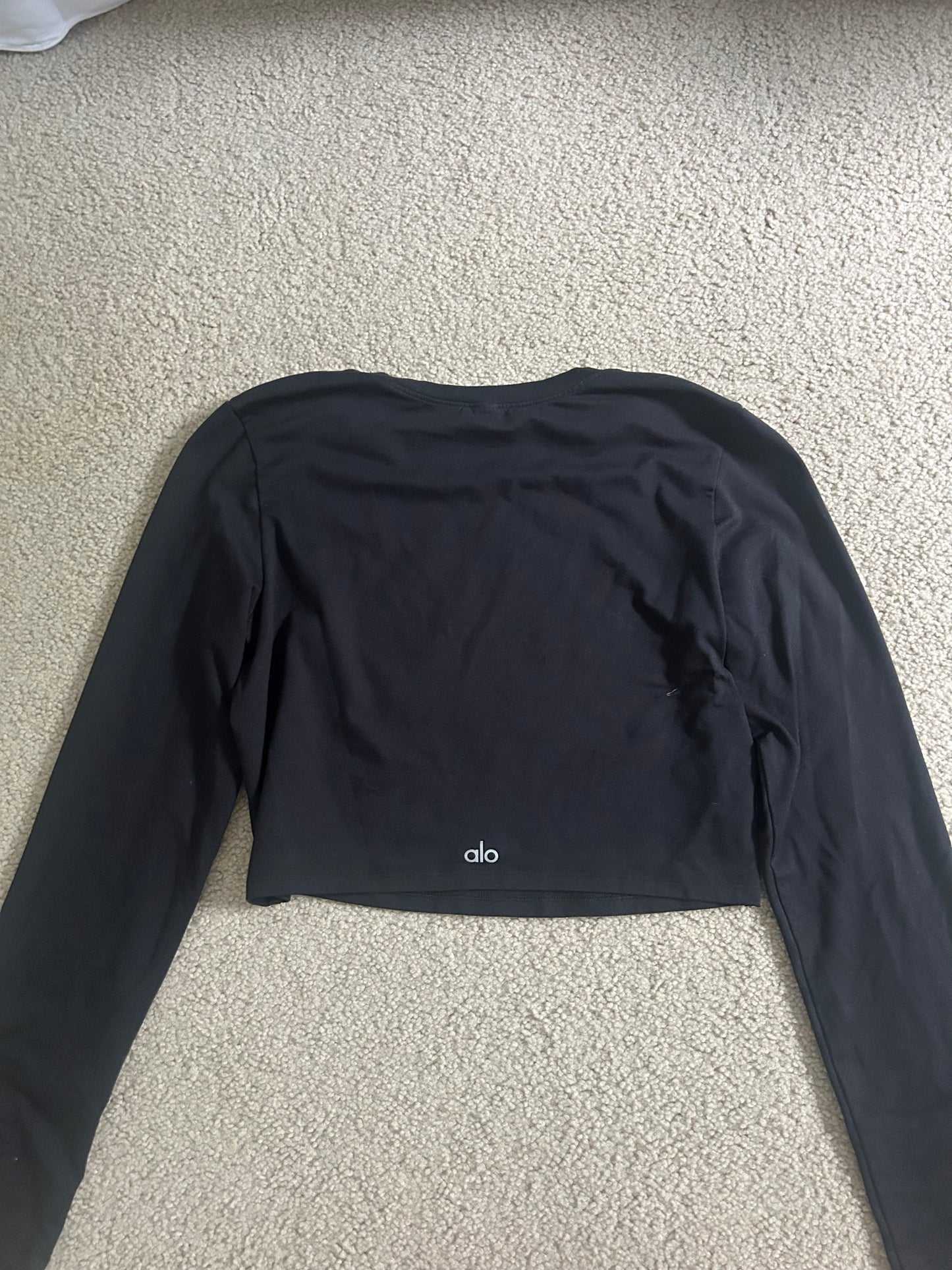 Seller #21 All Women's Black Cropped Shirt Size Medium