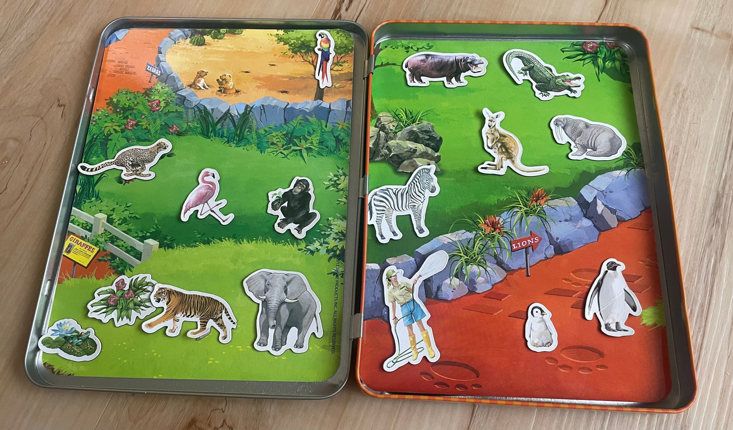 Seller 118 - Magnetic tin animals