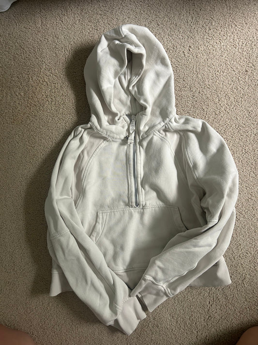 Seller #21 Lululemon Scuba Hoodie- Cropped, Off White, Size Xl/XXL