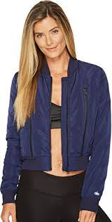 Seller 196 Alo off duty navy bomber jacket S women’s