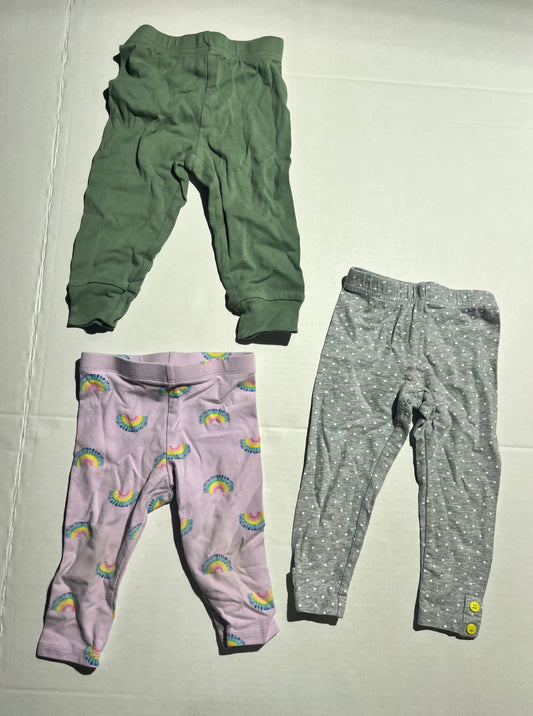 #95 Girls 12mo Pants Bundle