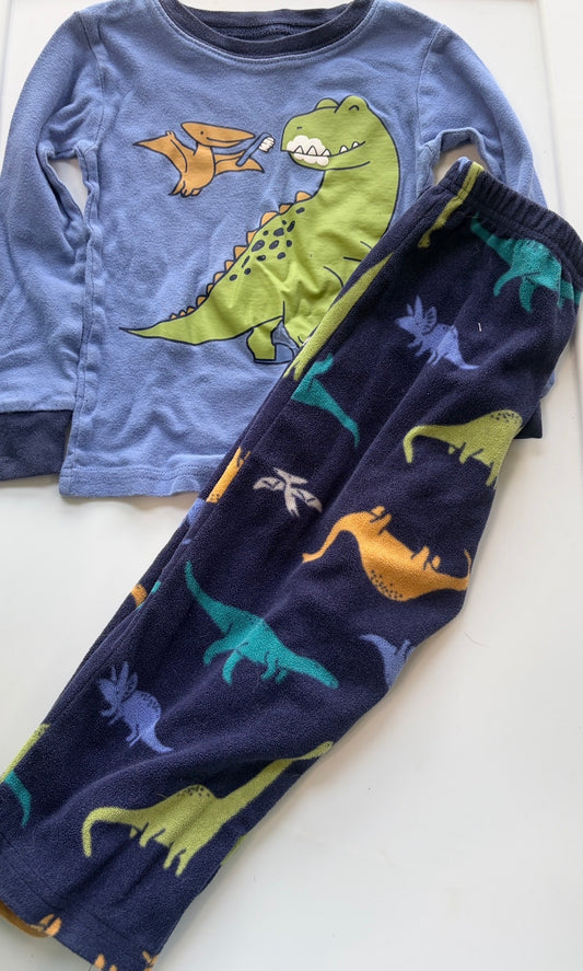 #35 boys 3t  Dinosaur pajamas carters