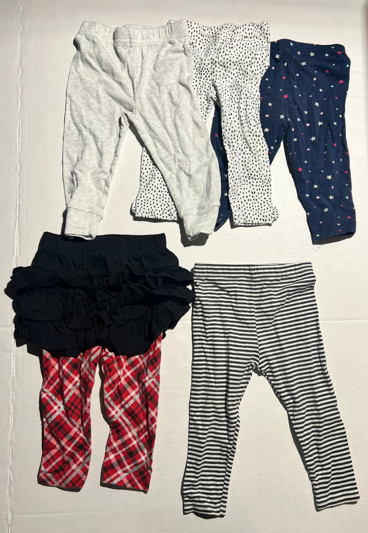 #95 Girls 12mo Pants Bundle