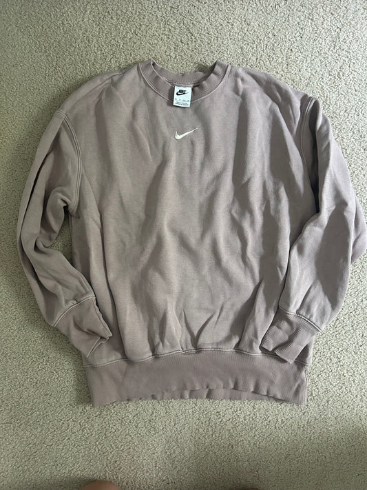 Seller #21 Women's XS Blush Nike Sweatshirt with Black Swoosh