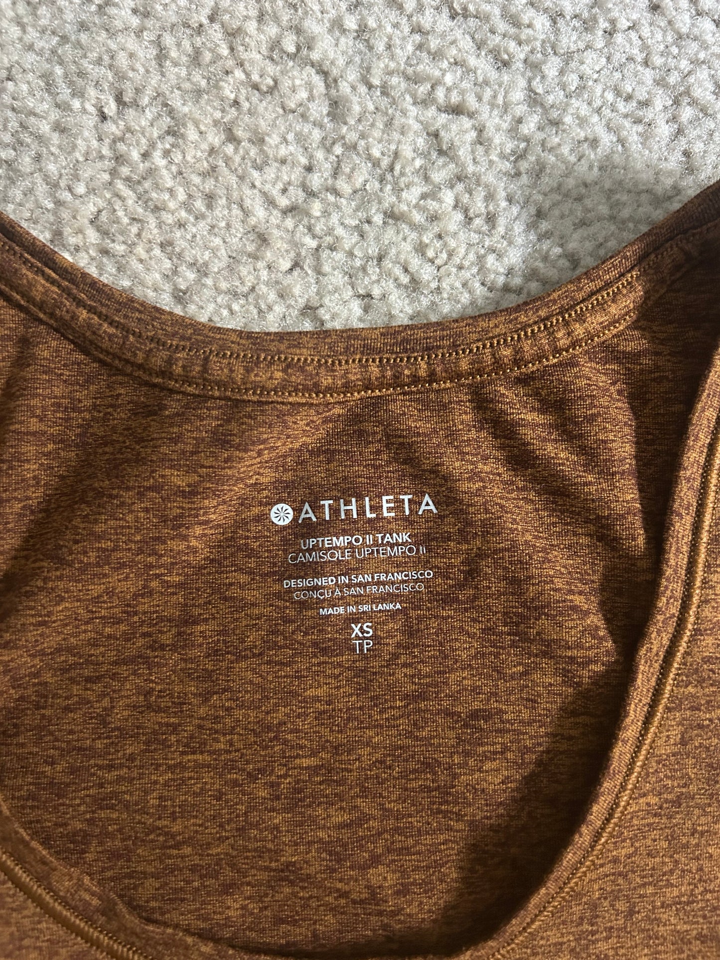 Seller #21 Women's Athleta Size XS Tank Copper Color