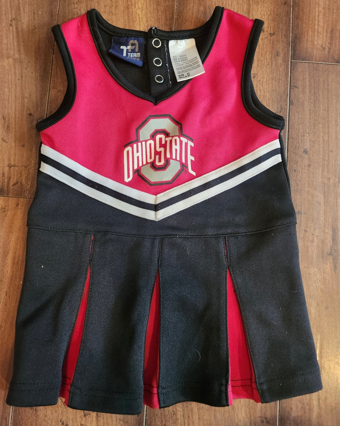 Seller #121 Girls 2t The Ohio State cheerleader outfit