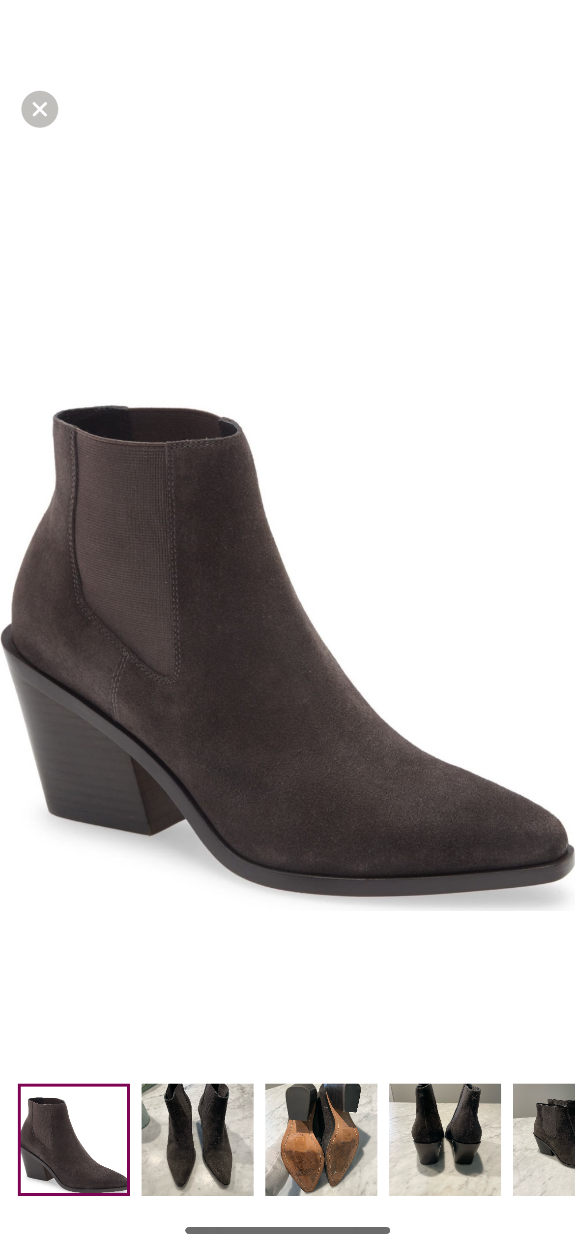 #52 - rag & bone Razor Chelsea Bootie, Women's, Size 8, Like New