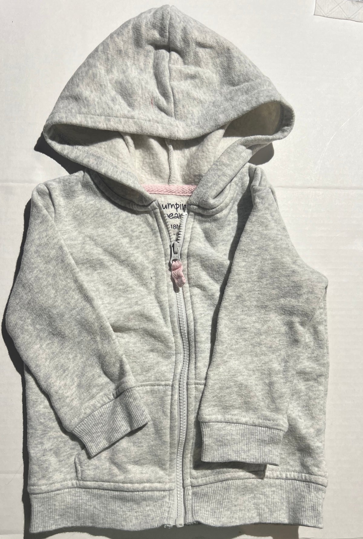 #95 Girls 18m Fleece Zippered Hoodie