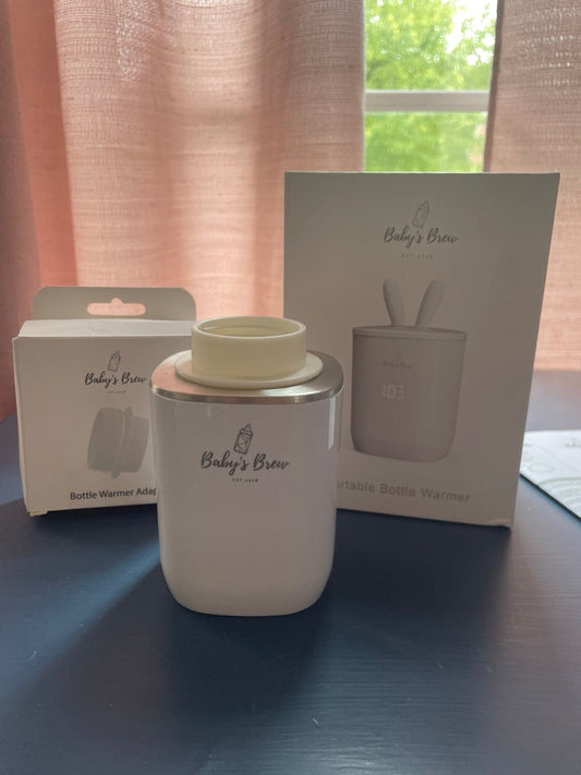 #57 Baby Brew portable bottle warmer, white