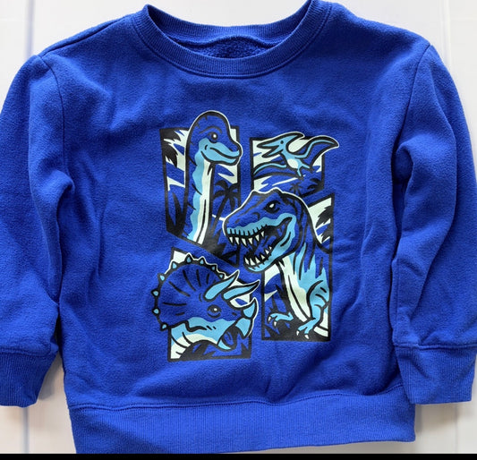 #35 boys 4t dinosaur sweatshirt Juming Beans