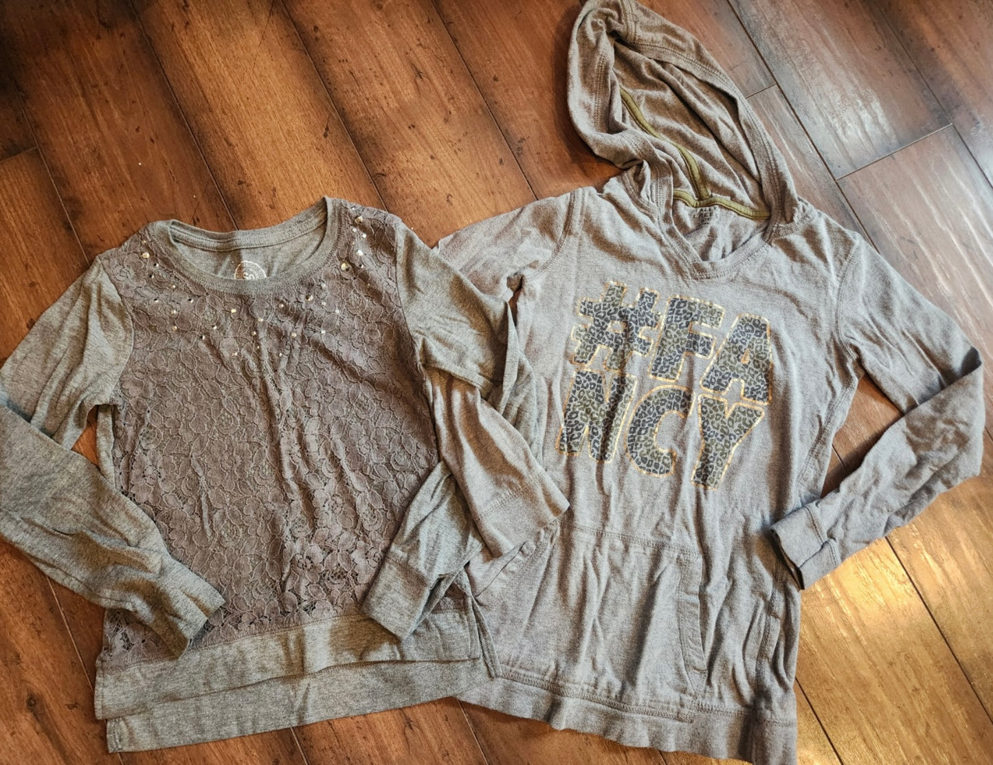 Seller #121 Girls Size 7/8 long sleeve shirts (2)