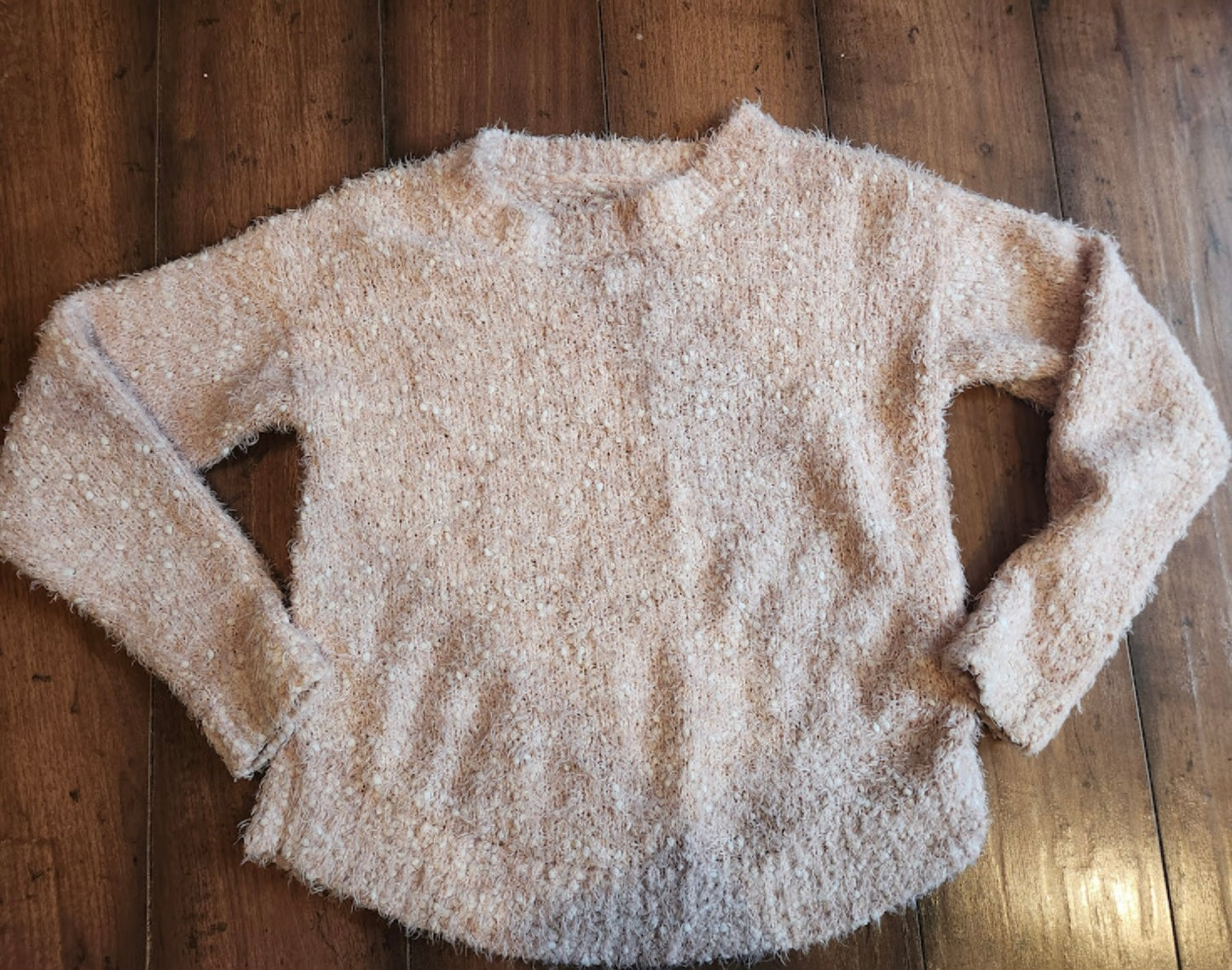 Seller #121 Girls fuzzy medium 8 sweater