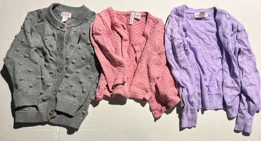 #95 Girls 18m Cardigan Bundle