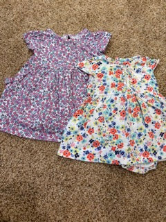 #73 girls 6mo dresses