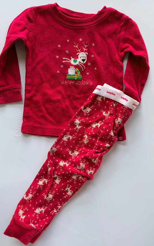 #35 girls 12 month holiday pajamas gap
