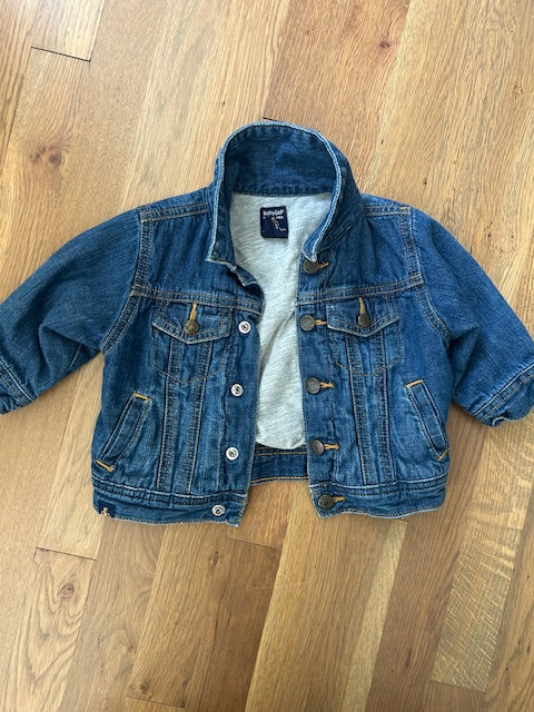 Seller #174 baby GAP soft lined jean jacket 6-12 months