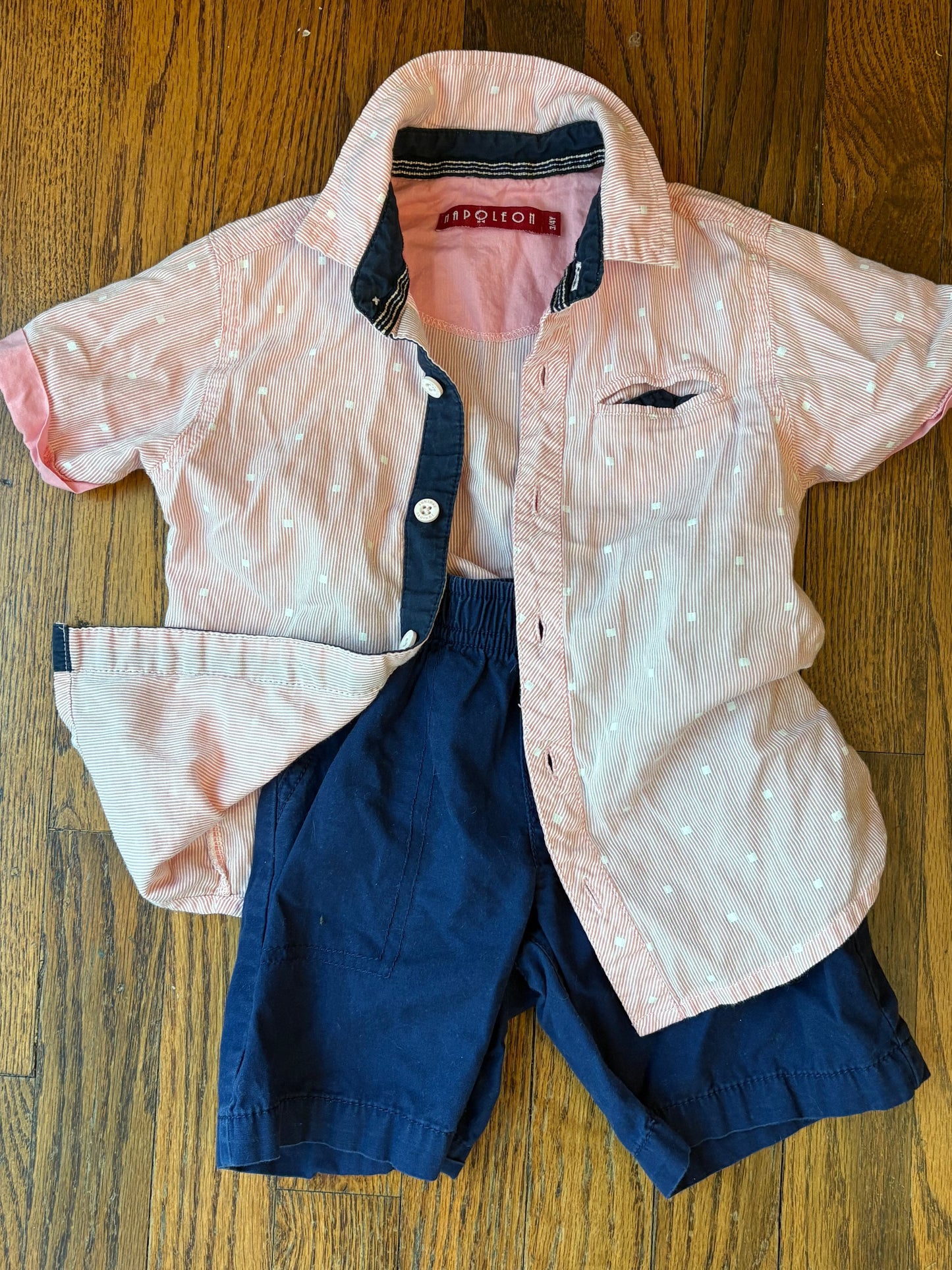 #35 Reduced 3T Polo Shirt and Dress Shorts