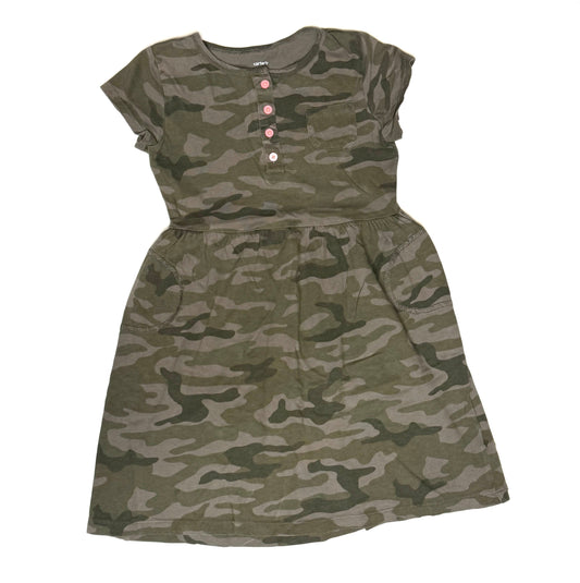 Seller 89 Girls Carters Size 6X Camo Dress VGUC