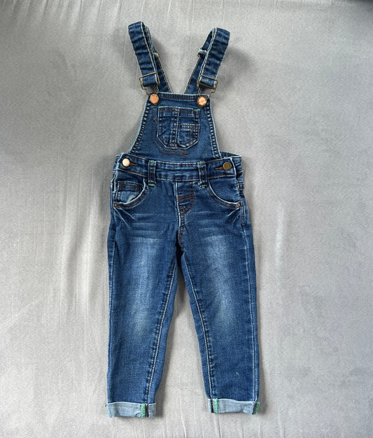 REDUCED #154 18-24mo denim overalls, VGUC