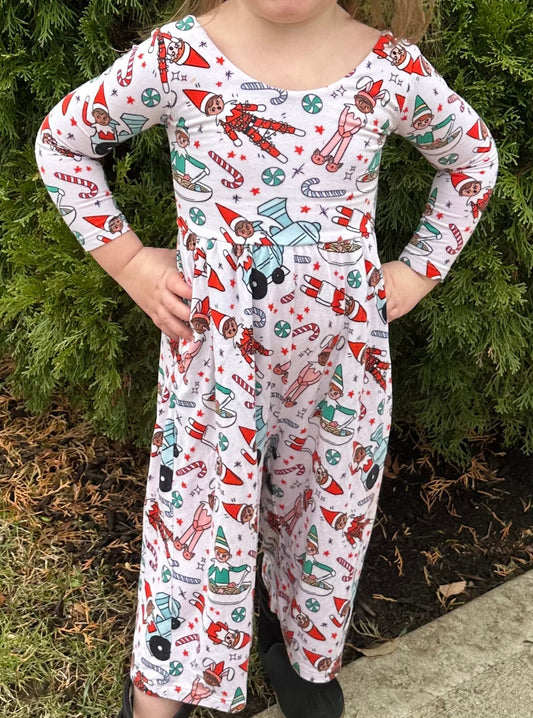 Seller #65 Girls Bamboo romper 2T Elf on the shelf