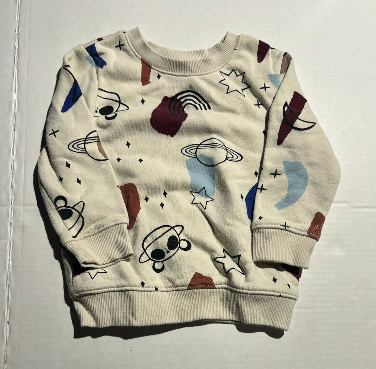 #95 Gender Neutral 18mo Space Sweater