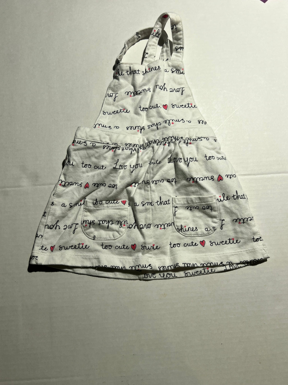 #95 Girls 18mo Overall Dress