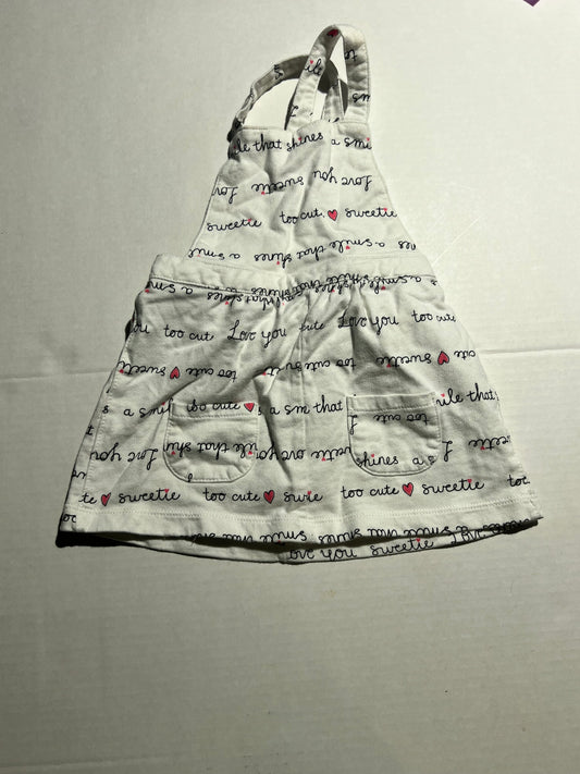#95 Girls 18mo Overall Dress