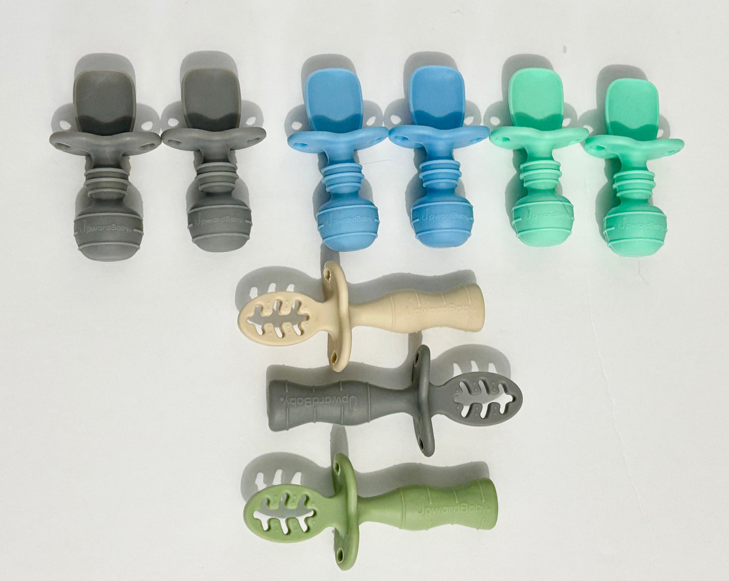 #132 - REDUCED- Bundle of UpwardBaby: Silicone Baby Spoons for Self-Feeding
