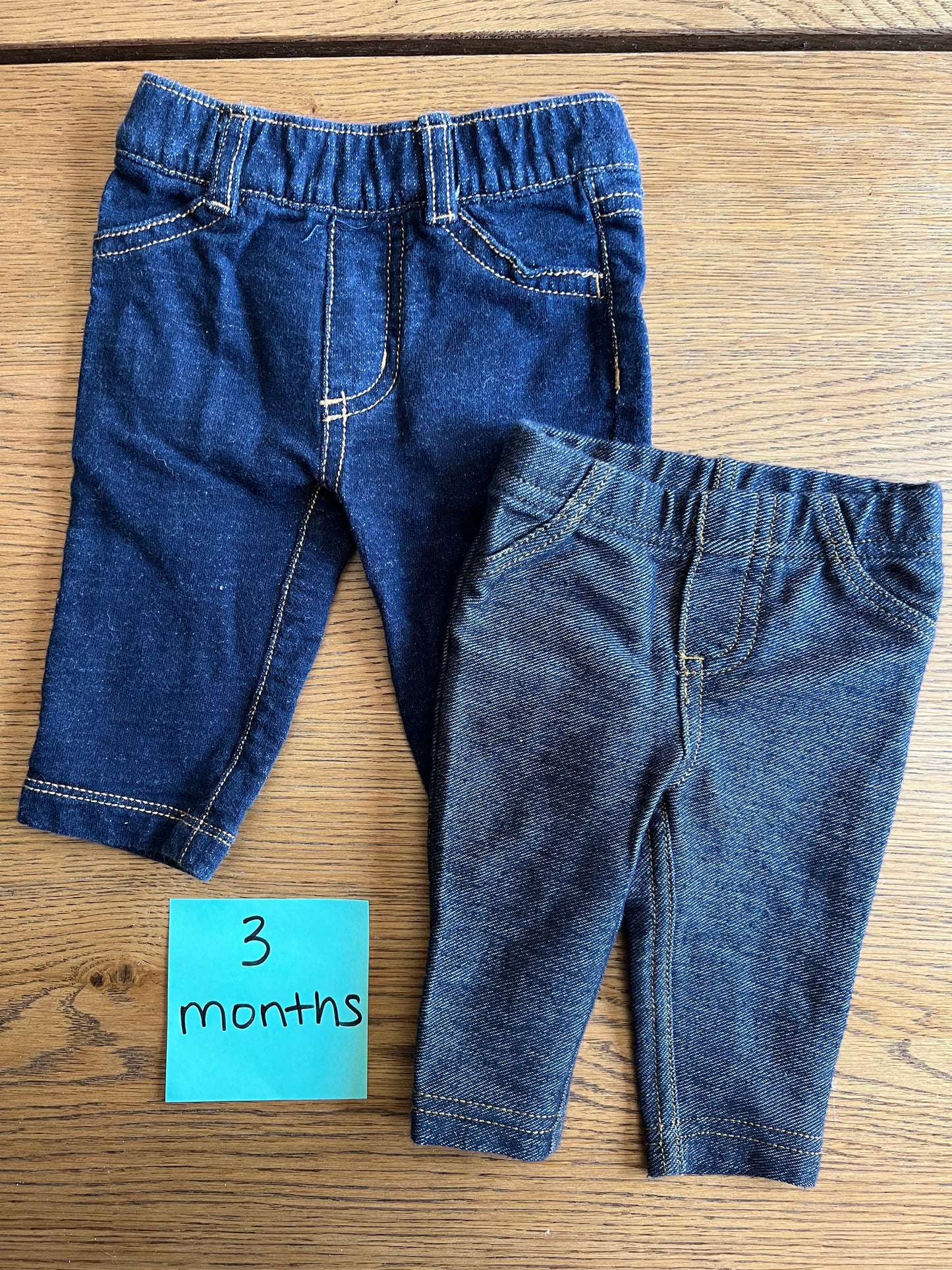 Carter’s baby jeans size 3 months