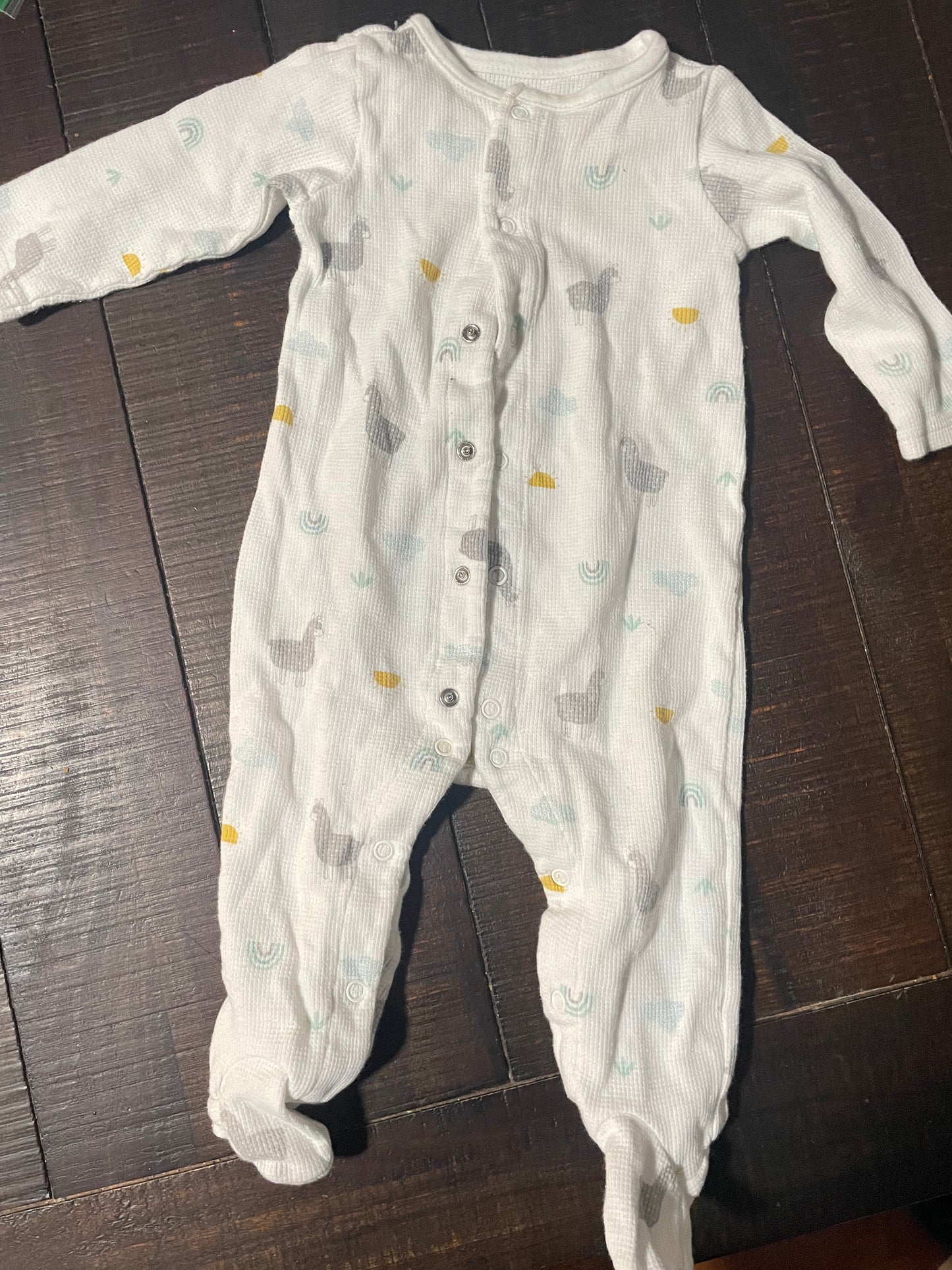 Seller #121 9 month footed sleeper