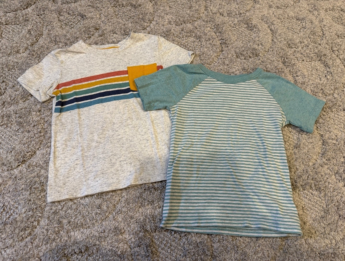 16 - 2 Pack Cat & Jack Shirts - 4T