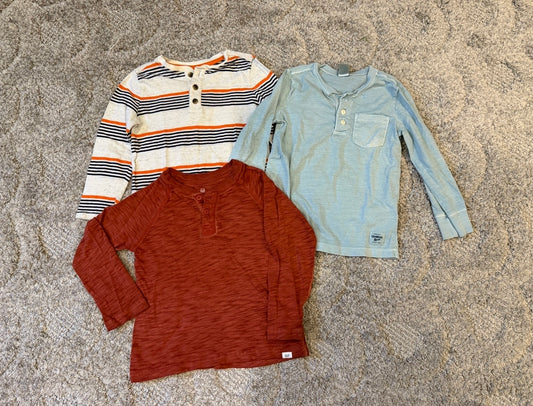 16 - 3 Pack Long Sleeve Shirts - 4T