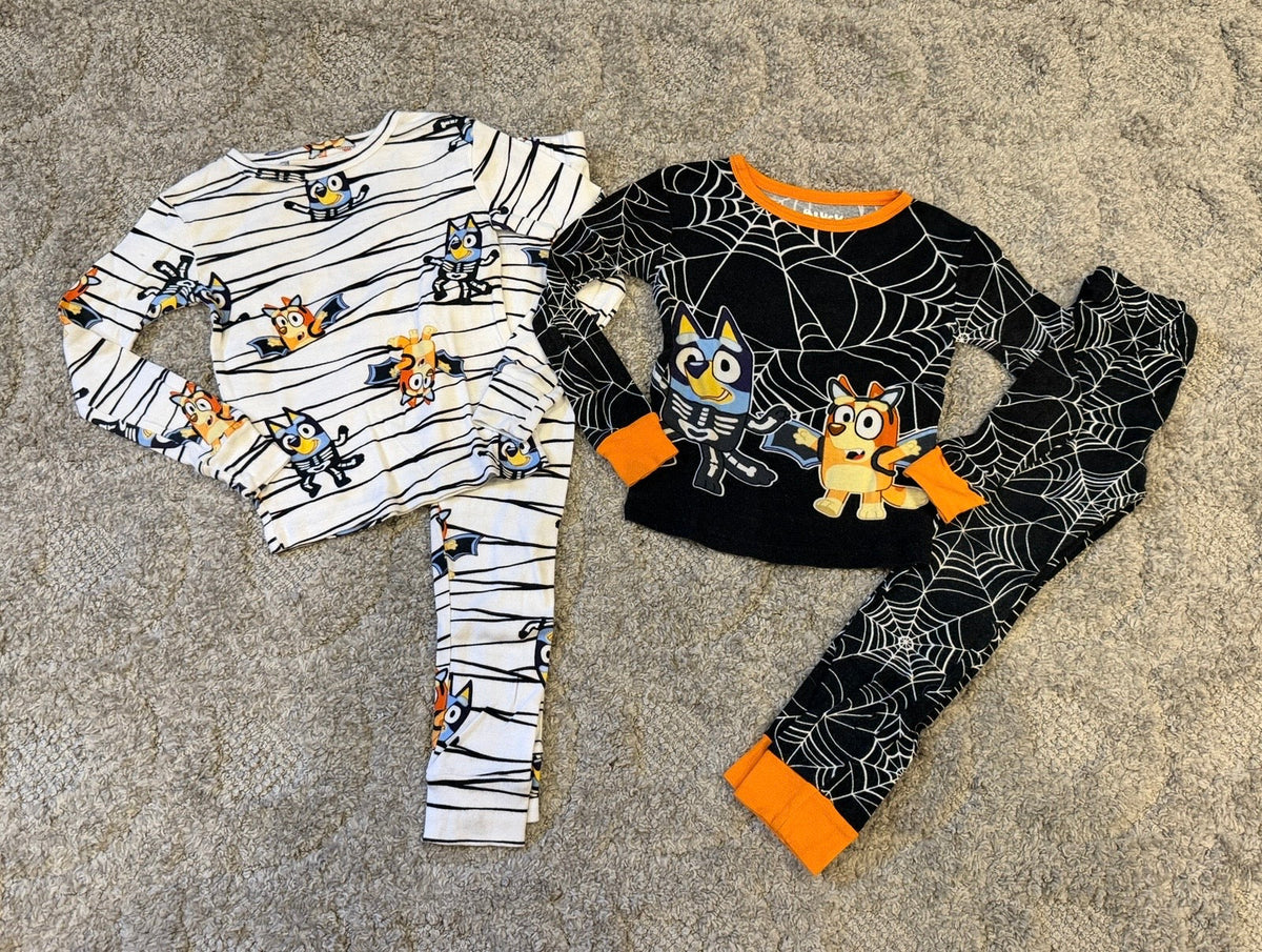 16 - 2 Pack Bluey Halloween Jammies - 6