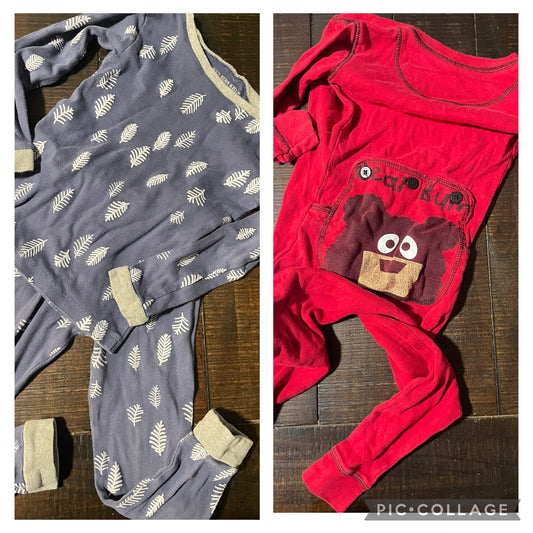Seller #121 Burts Bees pajamas and onsie pajamas size 3t