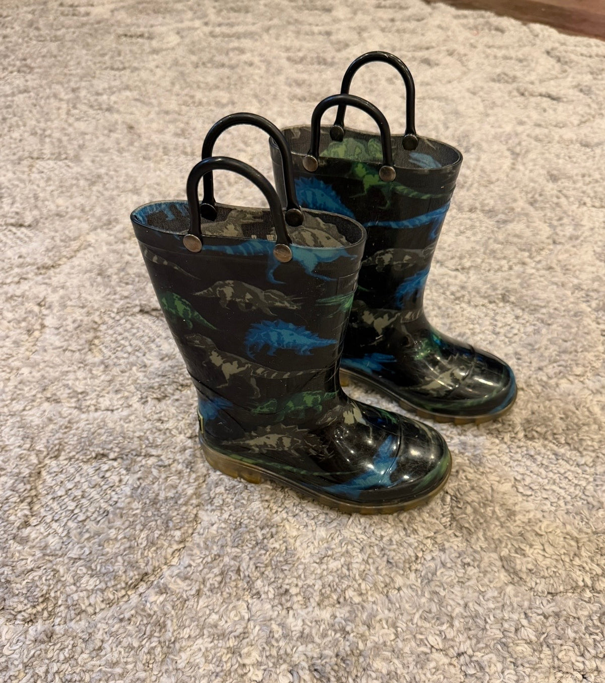 16 - Light Up Rain Boots - Little Kid 9