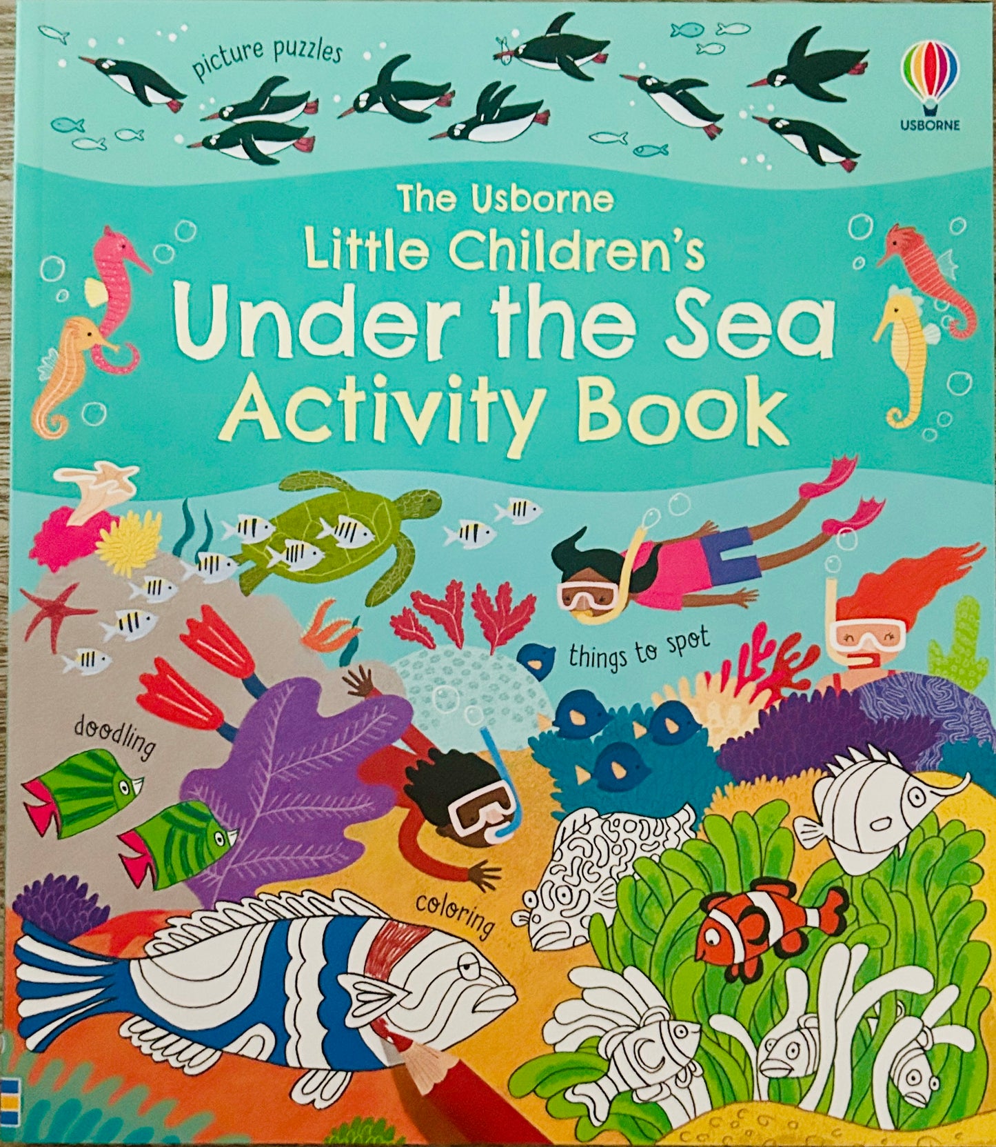 #15 New Usborne Little Children’s Under the Sea Activity Book