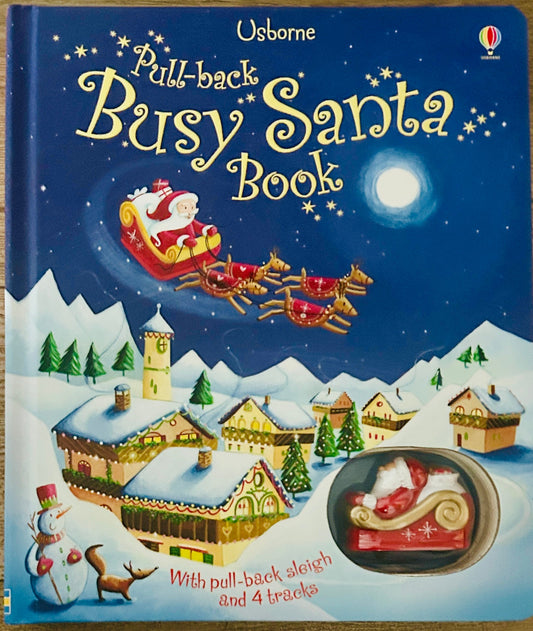 #15 New Usborne Pull-Back Busy Santa Book (2 of 2) *REDUCED*