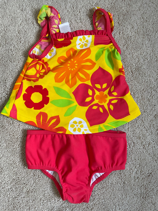 Carter’s 2 piece tankini swimsuit Size 12 months