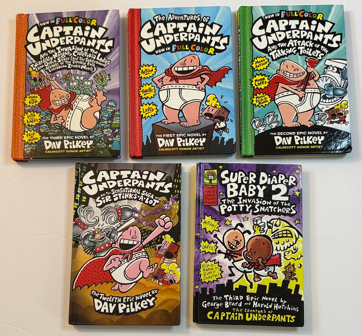 Seller #156_Captain Underpants set of 5