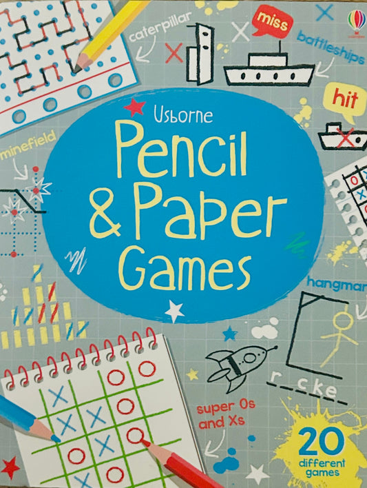 #15 New Usborne Pencil and Paper Games Book