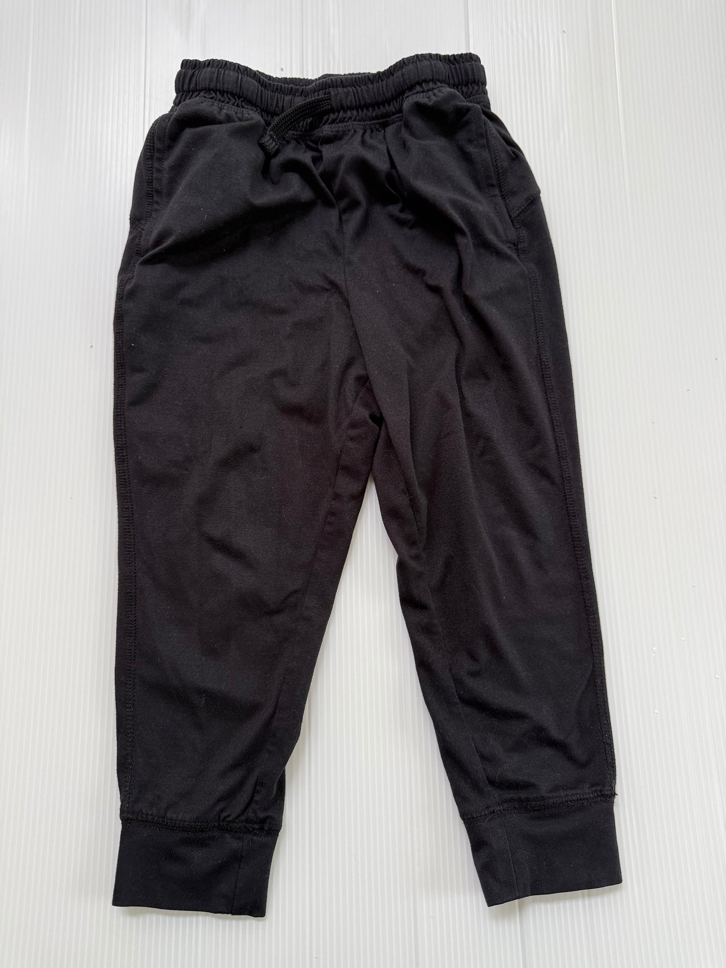 #167 Jumping Beans Boys Black Jogger - 4T